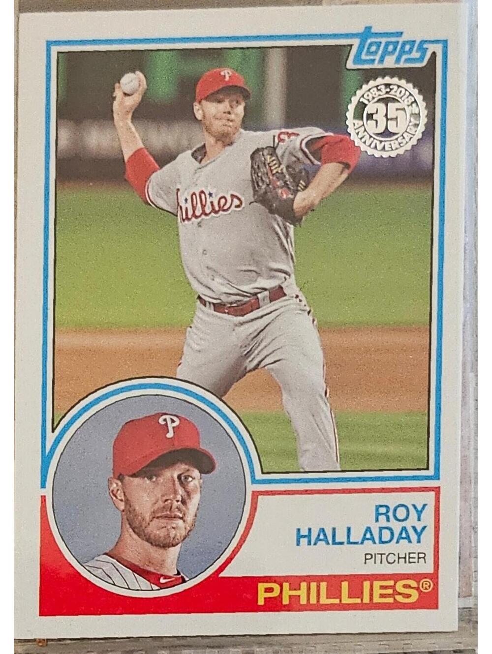 Roy Halladay - HOF - 2018 Topps 1983 Topps Baseball 83-44 -Philadelphia Phillies